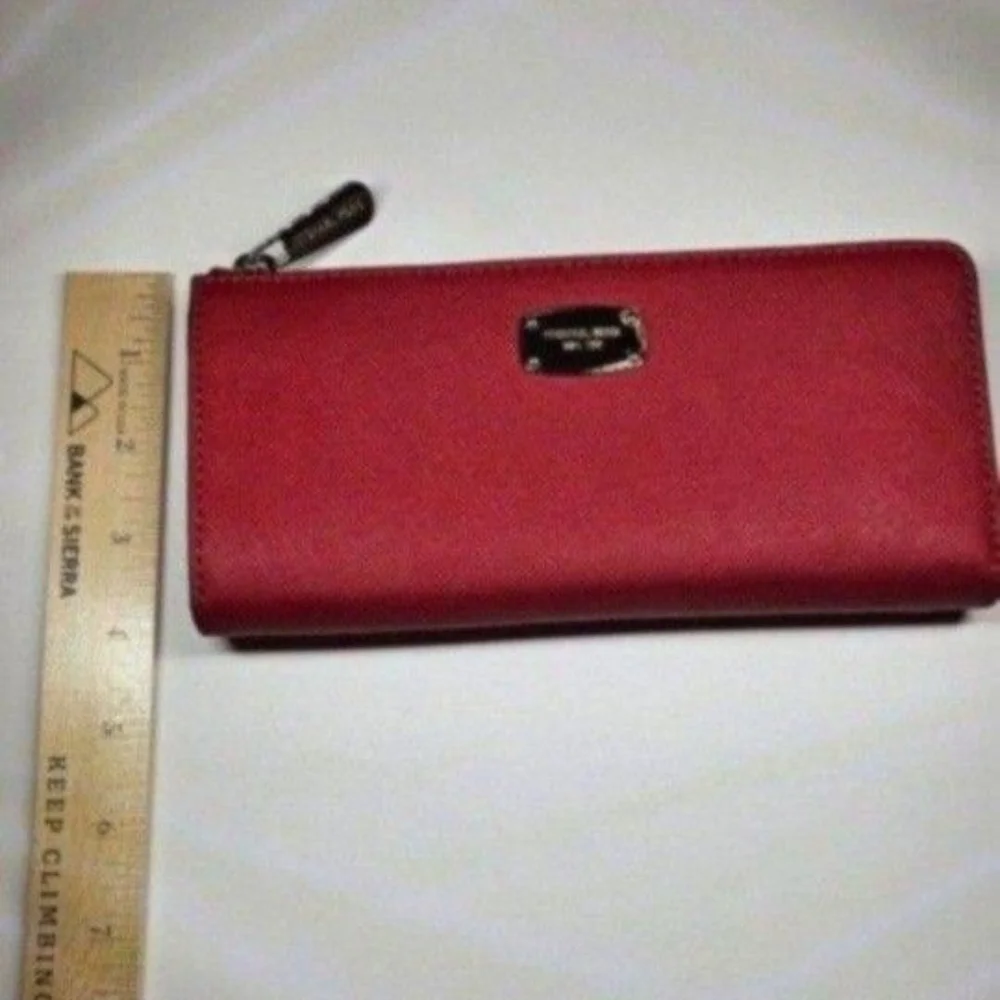 Michael Kors Large Red Wallet